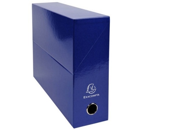 Archivschachtel Exacompta Iderama Transferbox A4 dunkelblau