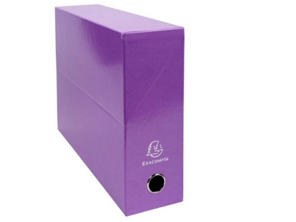 Archivschachtel Exacompta Iderama Transferbox A4 violett