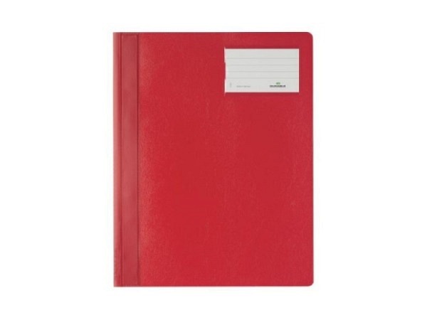 Schnellhefter Durable A4 rot, Hartfolie