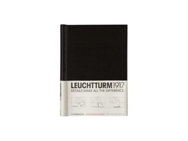 Selbstbinder Leuchtturm A5 Peka schwarz