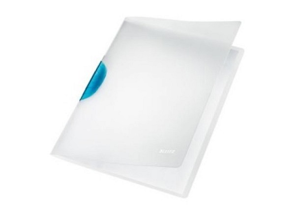 Klemmhefter Leitz Color Clip Magic hellblau transp. Clip
