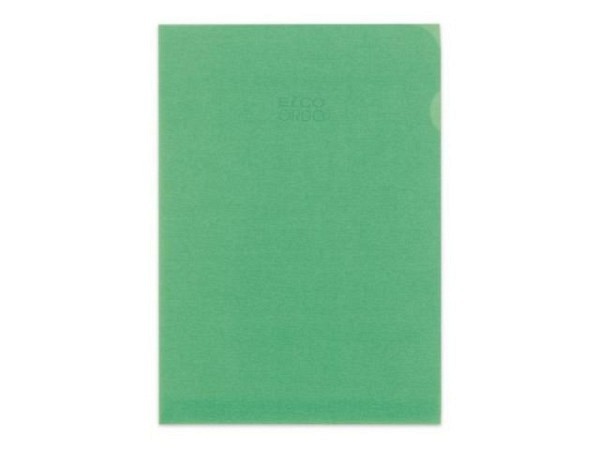 Ordnungsmappe Elco Ordo transparent grün A4 80g/qm 100Stk