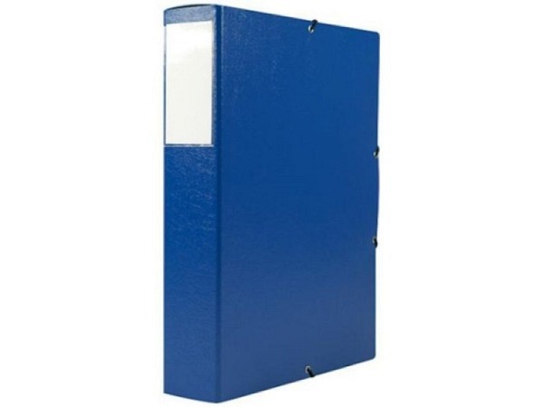 Sammelbox Erola Pressspan A4 60mm breit blau