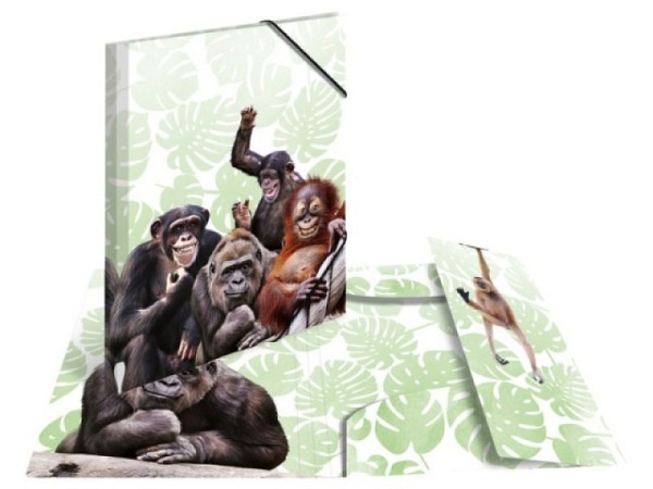 Pendenzenmappe Herma Kunststoff A4 Affen