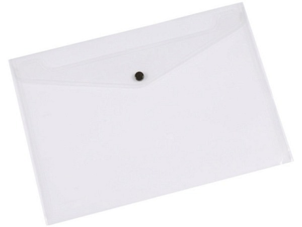 Pendenzenmappe Connect A4 transparent mit Druckknopfverschluss