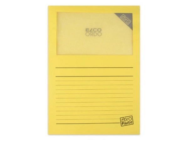 Ordnungsmappe Elco Ordo Zero Plastic gelb 