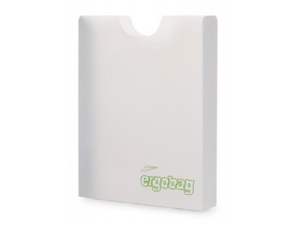 Heftbox Ergobag A4 transparent, oben geöffnet