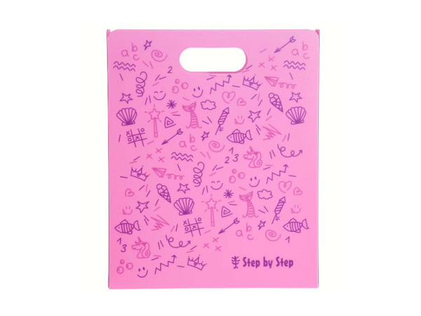 Heftbox Step by Step Heftbox mit Tragegriff A4 pink