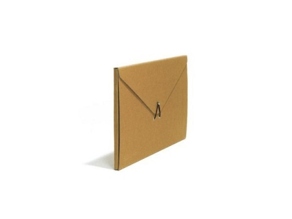 Pendenzenmappe Schwartz Kraftpapier A5 in Couvertform