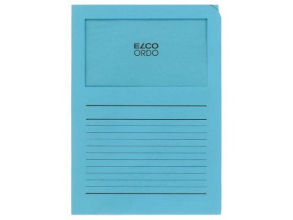 Ordnungsmappe Elco Ordo Classico hellblau 10Stk.