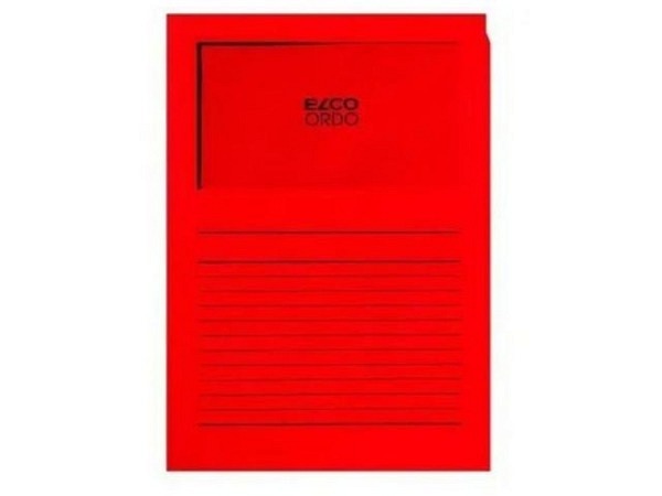 Ordnungsmappe Elco Ordo Classico intensivrot 10Stk
