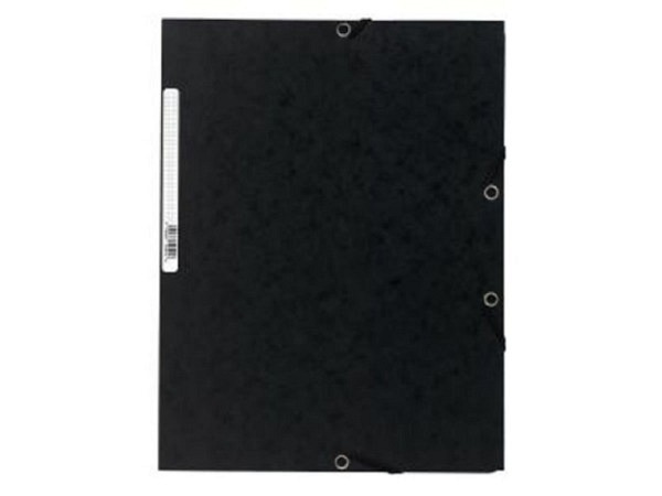 Pendenzenmappe Exacompta schwarz A4 3Klappen, Pressspan 400g