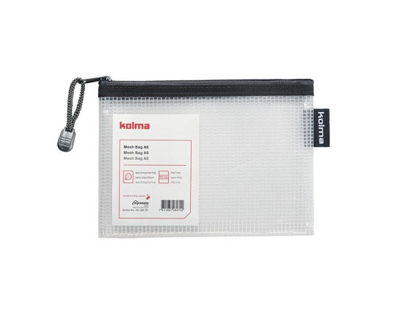 Pendenzenmappe Kolma Mesh-Bag A6 transparent 