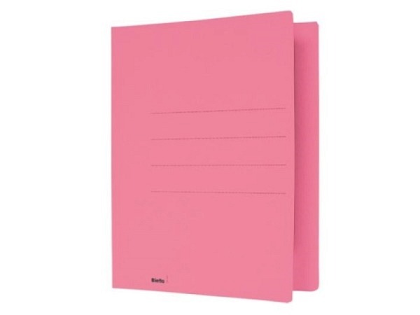 Einlagemappe Biella simpel 240g/qm 23/24x31cm rosa 