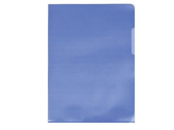 Sichtmappen Q-Connect blendfrei A4 blau 100Stk,.