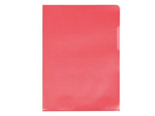 Sichtmappen Q-Connect blendfrei A4 rot 100Stk,