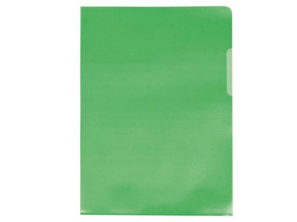 Sichtmappen Q-Connect blendfrei A4 grün 100Stk,