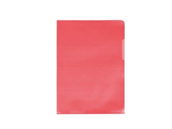 Sichtmappen Q-Connect blendfrei A4 rot 10Stk.