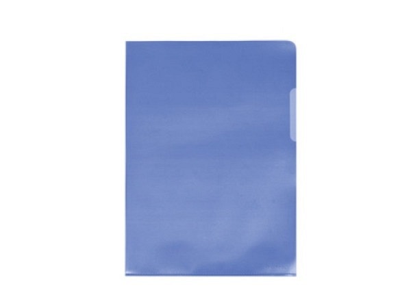 Sichtmappen Q-Connect blendfrei A4 blau 10Stk,