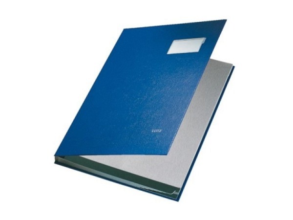 Unterschriftenmappe Leitz A4 10tlg. blau