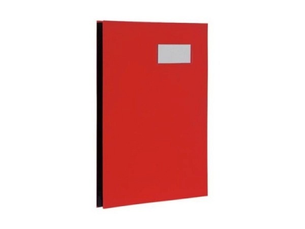 Unterschriftenmappe Biella Papierdeckel A4 10tlg. rot