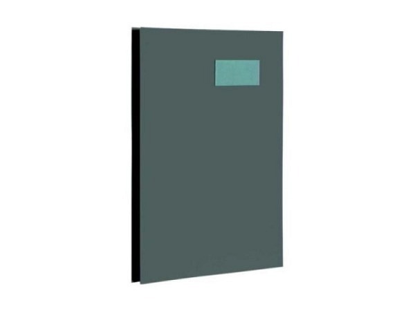 Unterschriftenmappe Biella Papierdeckel A4 10tlg. dunkelgrau