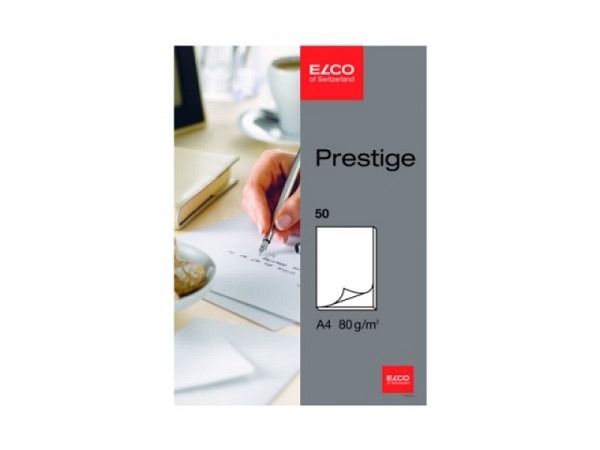 Block Elco Prestige A4 blanko weiss 80g/qm