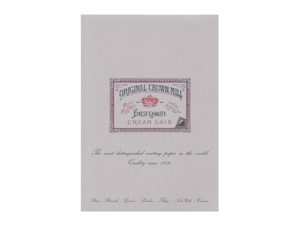 Block Original Crown Mill Classicline grau A4 50Blatt