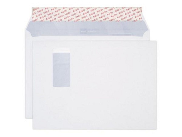Couverts Elco Premium C4 mit Fenster rechts, weiss 250 Stk