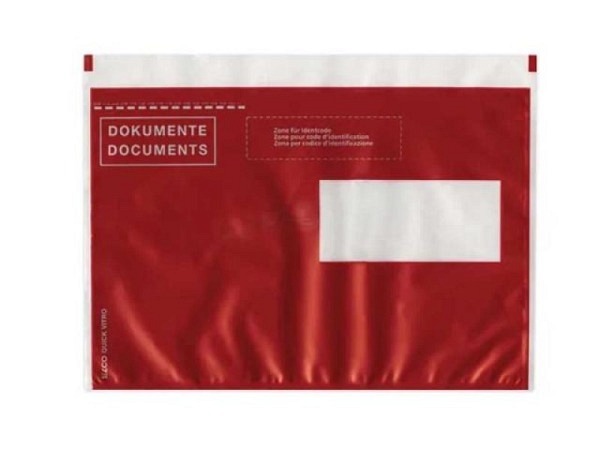 Begleitpapiertasche Elco Quick Vitro C5 mit Druck 250Stk