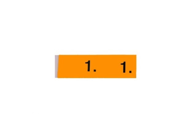 Garderobenblock Simplex 301-400 orange