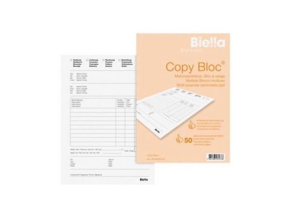 Mehrzweck Biella Copy Bloc A5 50x2 