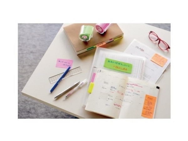 Haftnotizen Yamato Memoc Sticky Roll Tape pink 