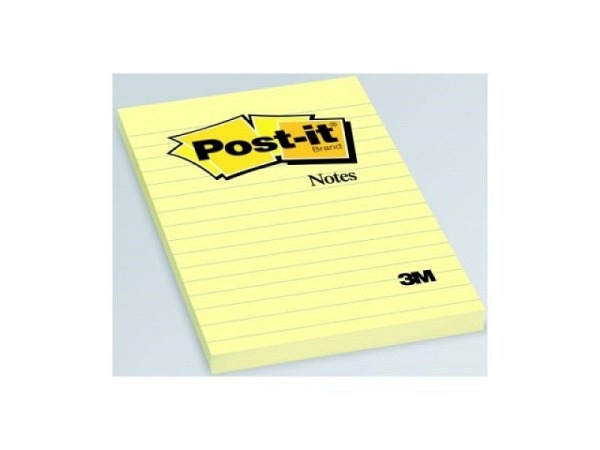 Haftnotizen Post-it 102x152mm gelb liniert 100Bl. 660