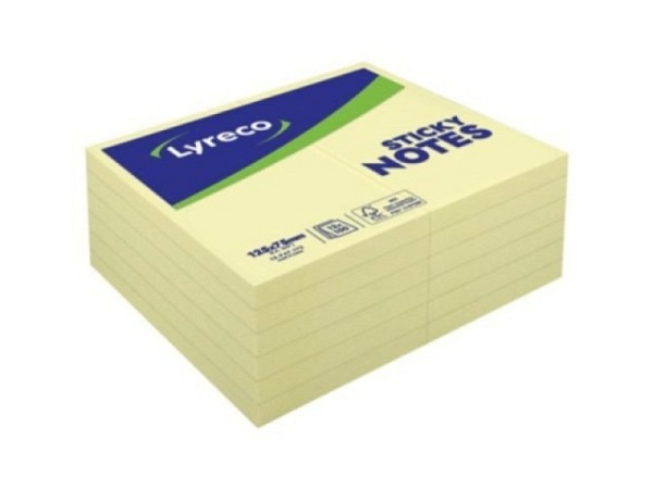Haftnotizen Lyreco 75x125mm 12 Stk.