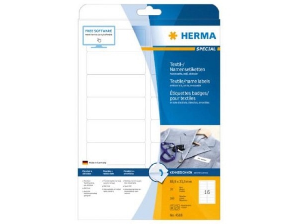 Etiketten Herma Special Namensetiketten A4, 33,8x88,9mm