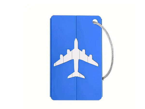 Kofferanhänger Magnifique Hearts Aluminium blau