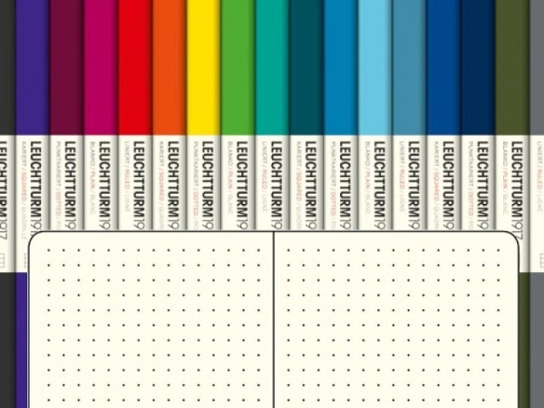Notizbuch Leuchtturm Medium punktkariert Hardcover