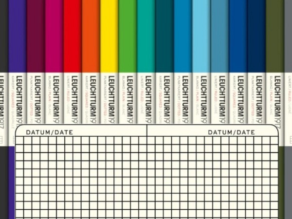 Notizbuch Leuchtturm Medium kariert Hardcover