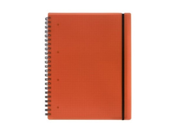 Heft Kolma Easy Spiralbindung A5 5mm kariert 100Blatt rot