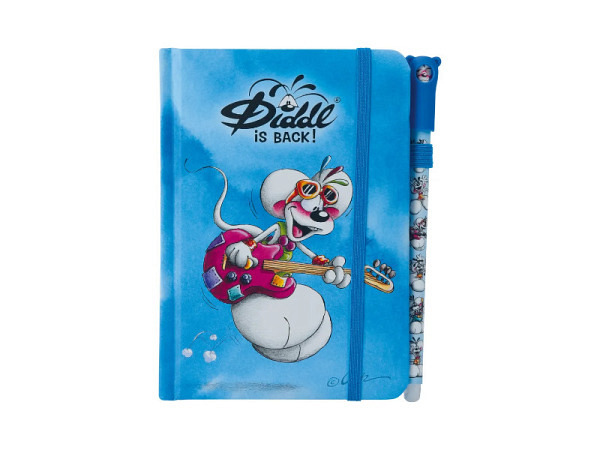 Notizbuch Diddl A6 mit Stift blau