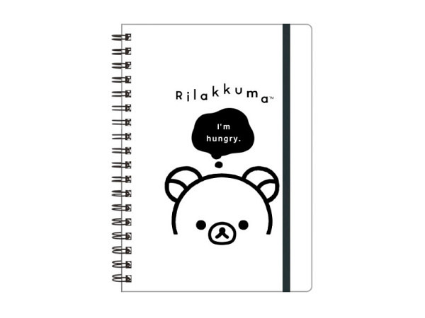 Notizheft San-X Rilakkuma B6 weiss liniert