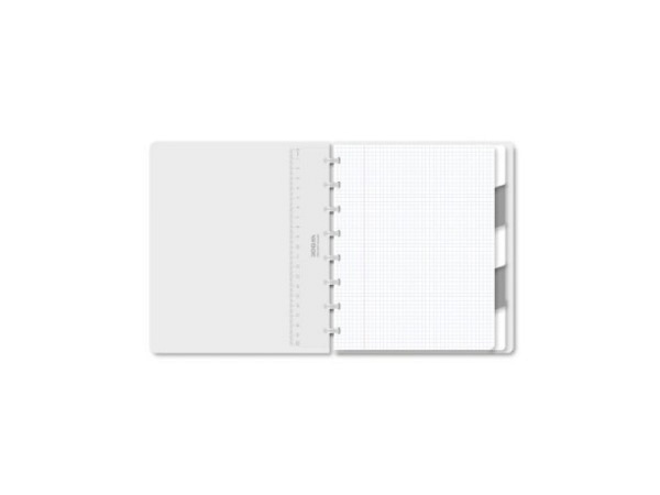 Heft Adoc Pap-Ex Colorlines mit Register A5 farblos transparent