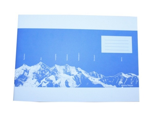 Heft Ingold Biwa Skizzenpapier A4 quer blanko eierschalenweiss 