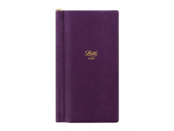 Notizbuch Letts Legacy Slim purple 15,2x8,5cm 
