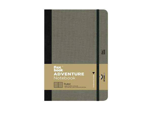 Notizbuch Flexbook Adventure 9x14cm liniert Elefant