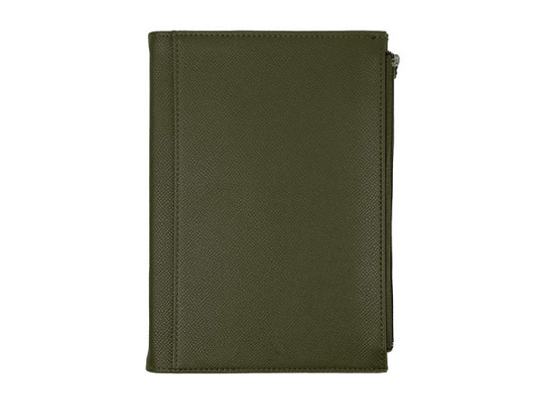 Notizbuch Victoria's Journals Zipco Clutch A5 liniert grün