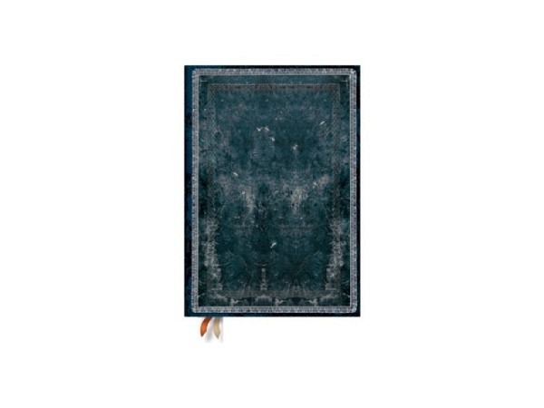 Notizbuch Paperblanks Faux-Leder Mitternachtsstahl, liniert