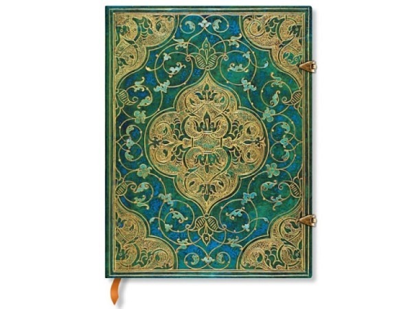 Notizbuch Paperblanks Chroniken in Türkis, Ultra 18x23cm liniert