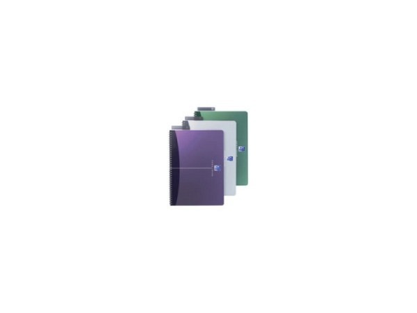 Heft Oxford Metallic A4 kariert 5mm 90Blatt, metallic